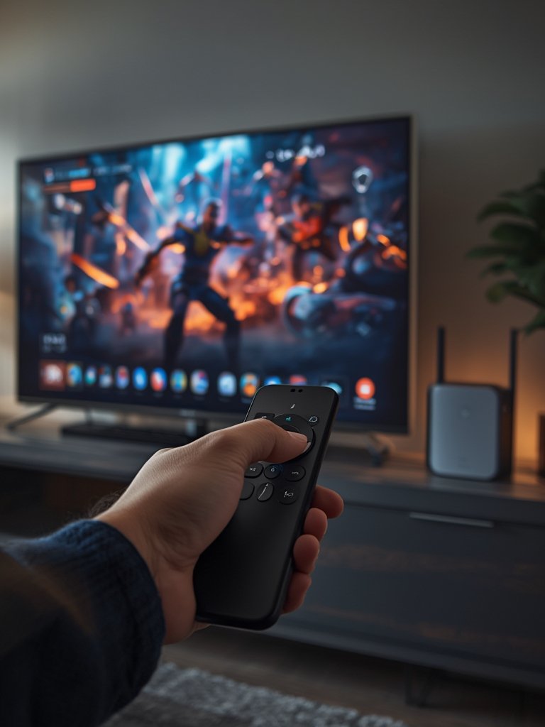 fire stick in action