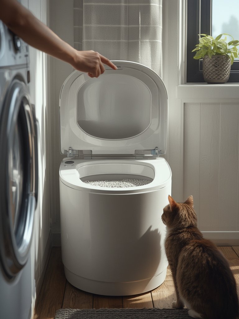 Automatic litter box - Illustration 2