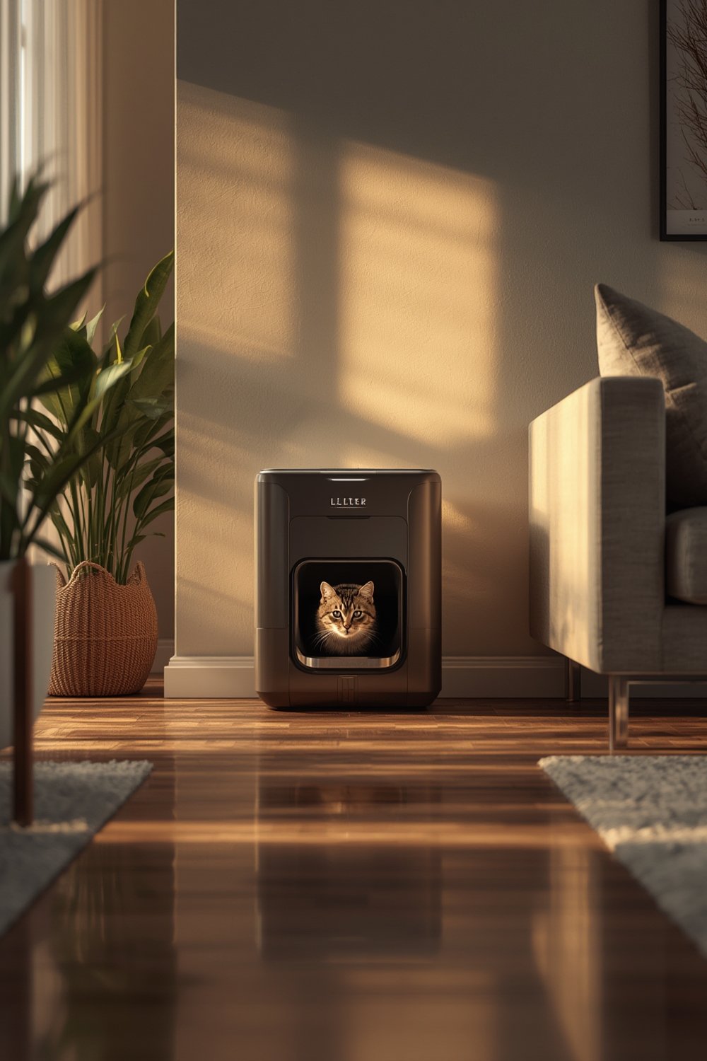 Automatic litter box - Illustration 1