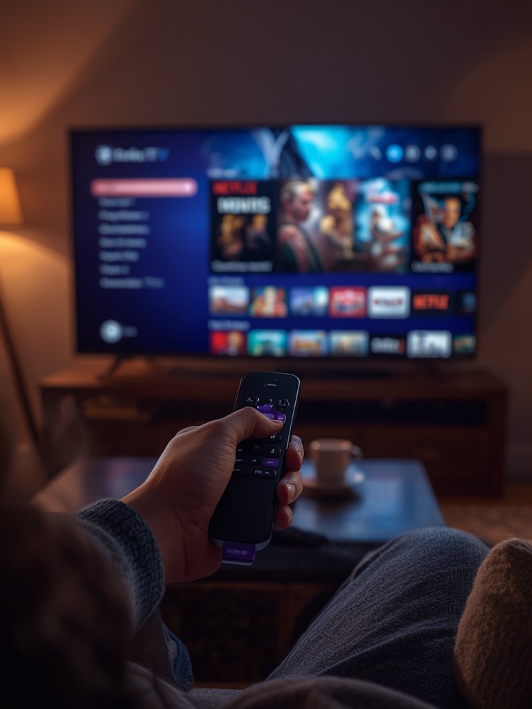 roku stick in action