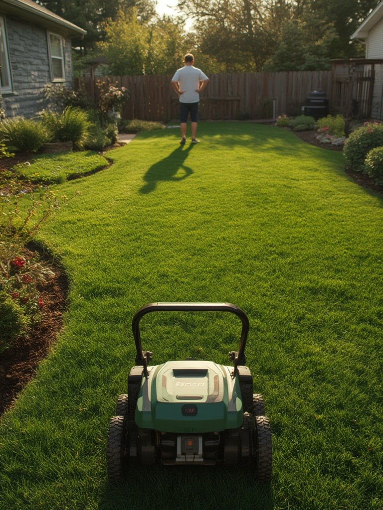Battery powered lawn mower - Illustration 3