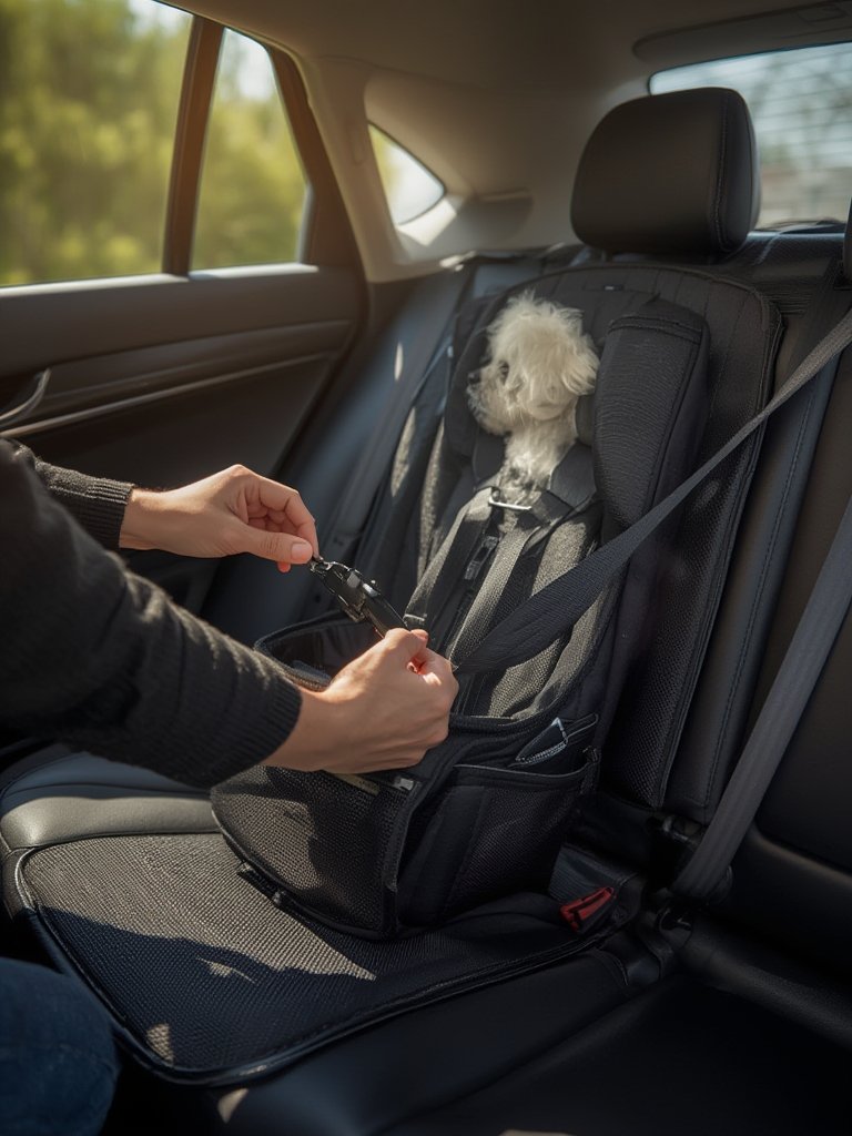 Dog car seat booster - Illustration 2