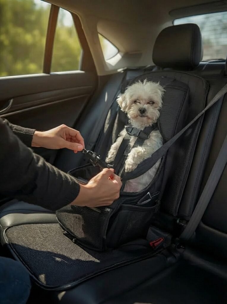 Dog car seat booster