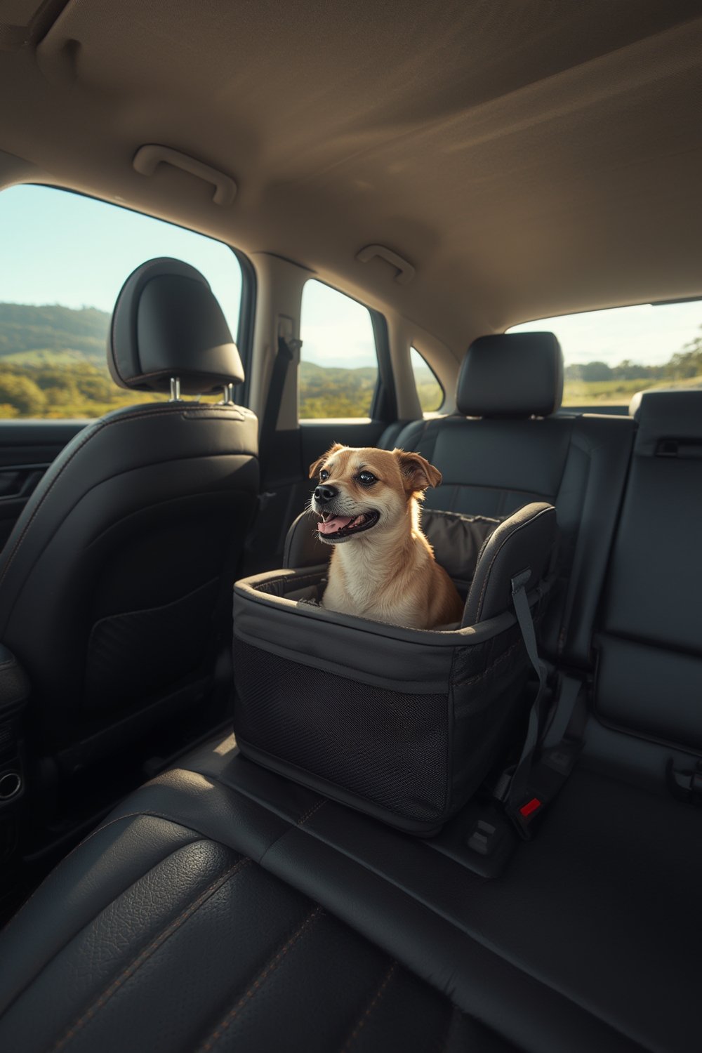 Dog car seat booster - Illustration 1