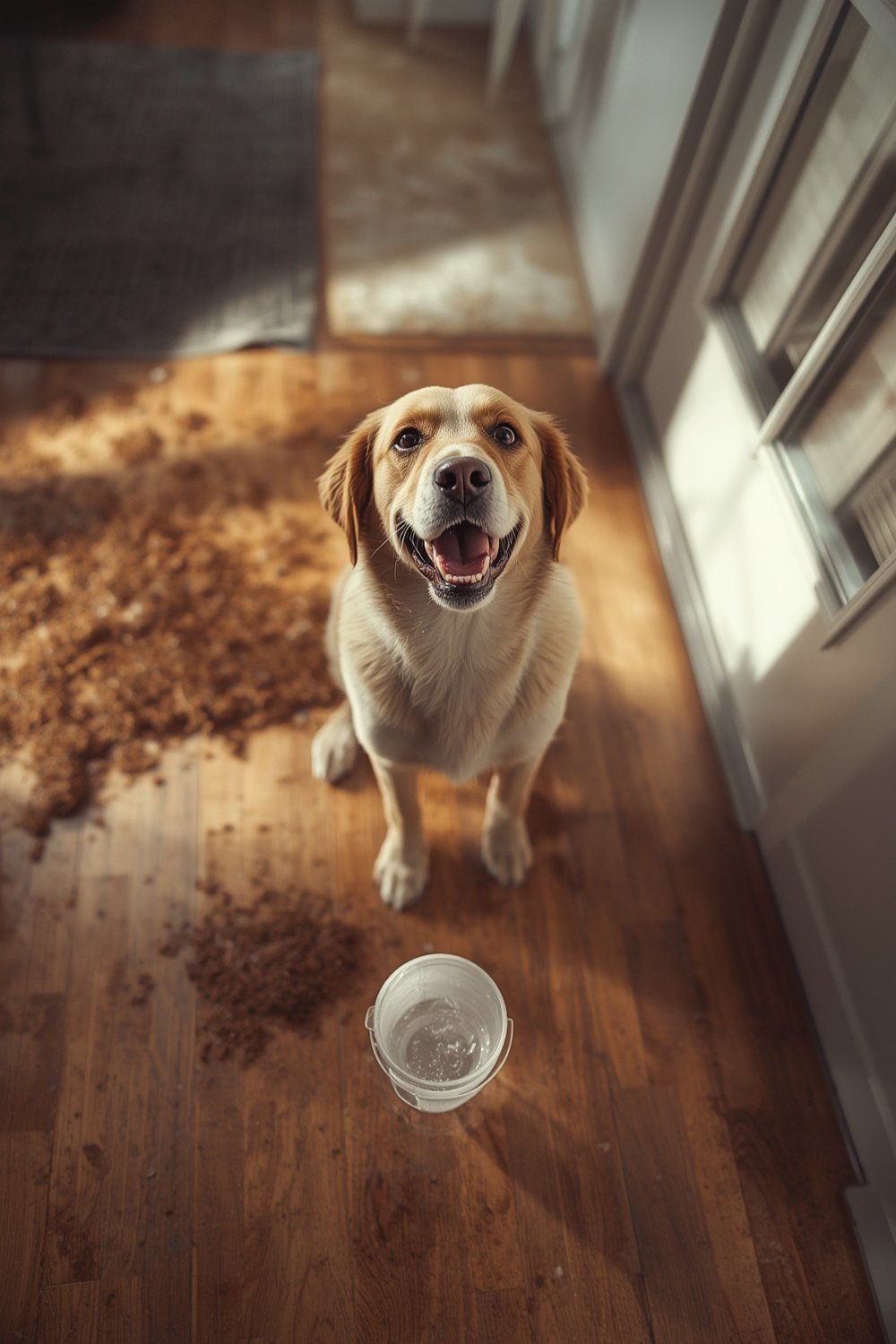 Dog paw cleaner cup - Illustration 1