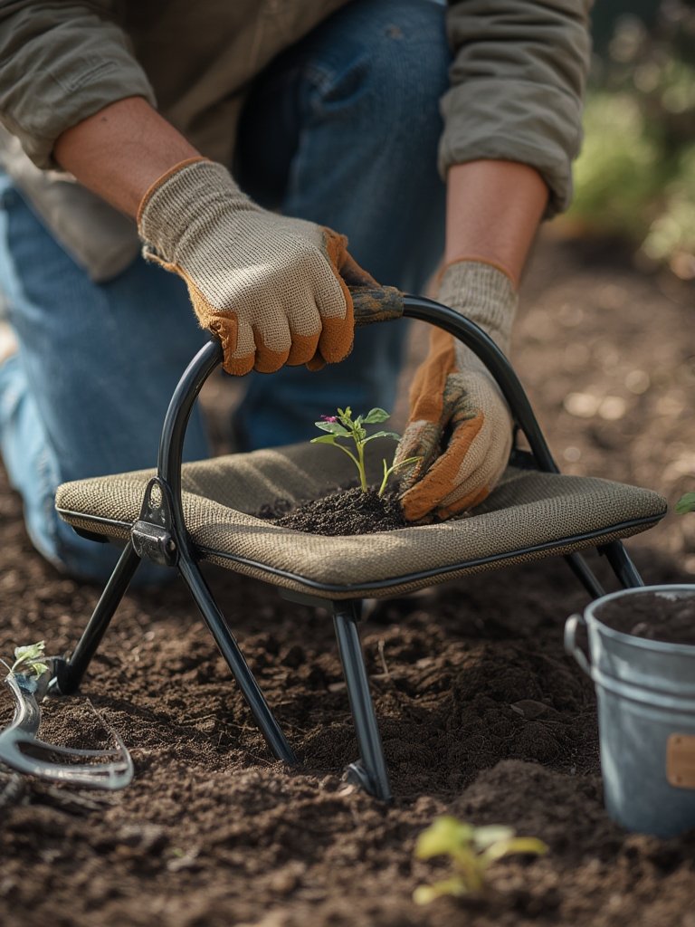 Garden kneeler seat - Illustration 2