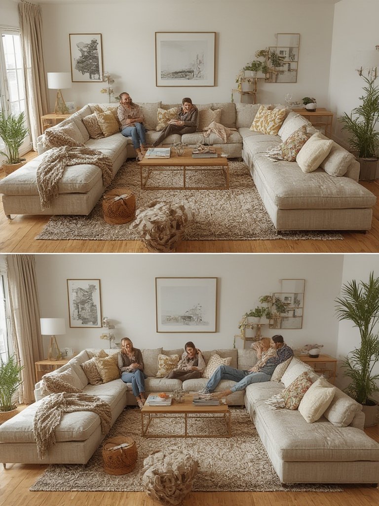 Modular sectional sofa - Illustration 3