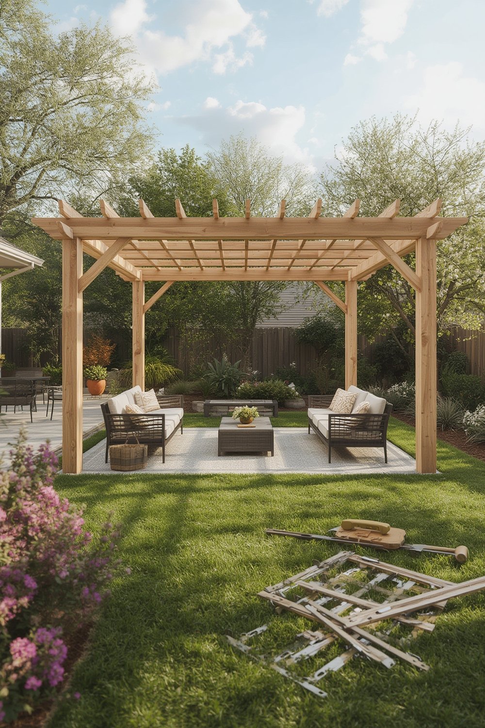Outdoor Pergola Kit: 7 Amazing Ways To Create Shade (Proven Guide) 1 Outdoor pergola kit - Illustration 1