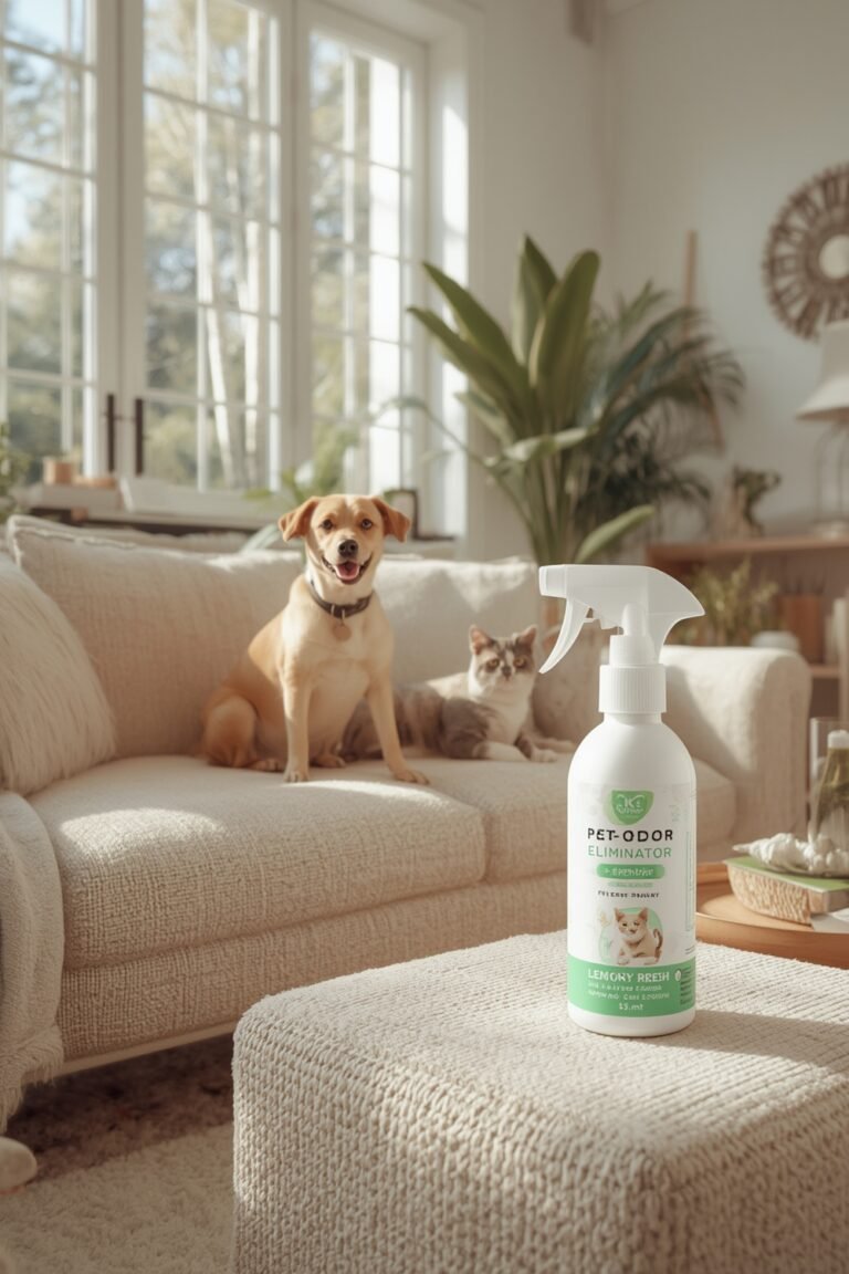 Pet odor eliminator spray