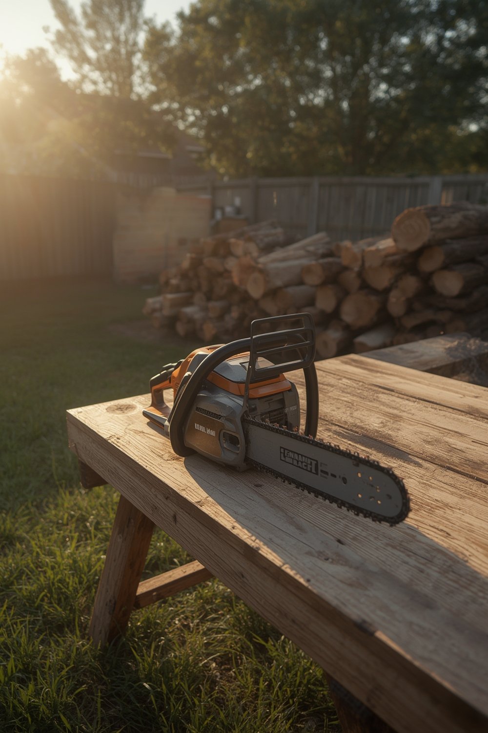 Portable electric chainsaw - Illustration 1