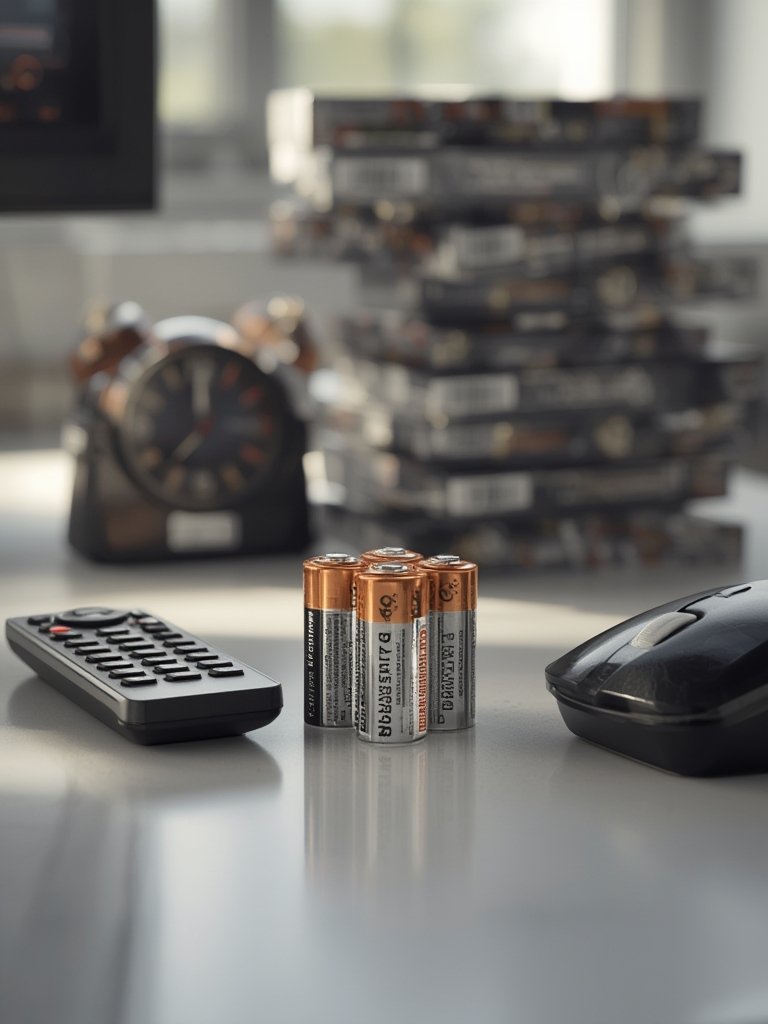 AA batteries in action