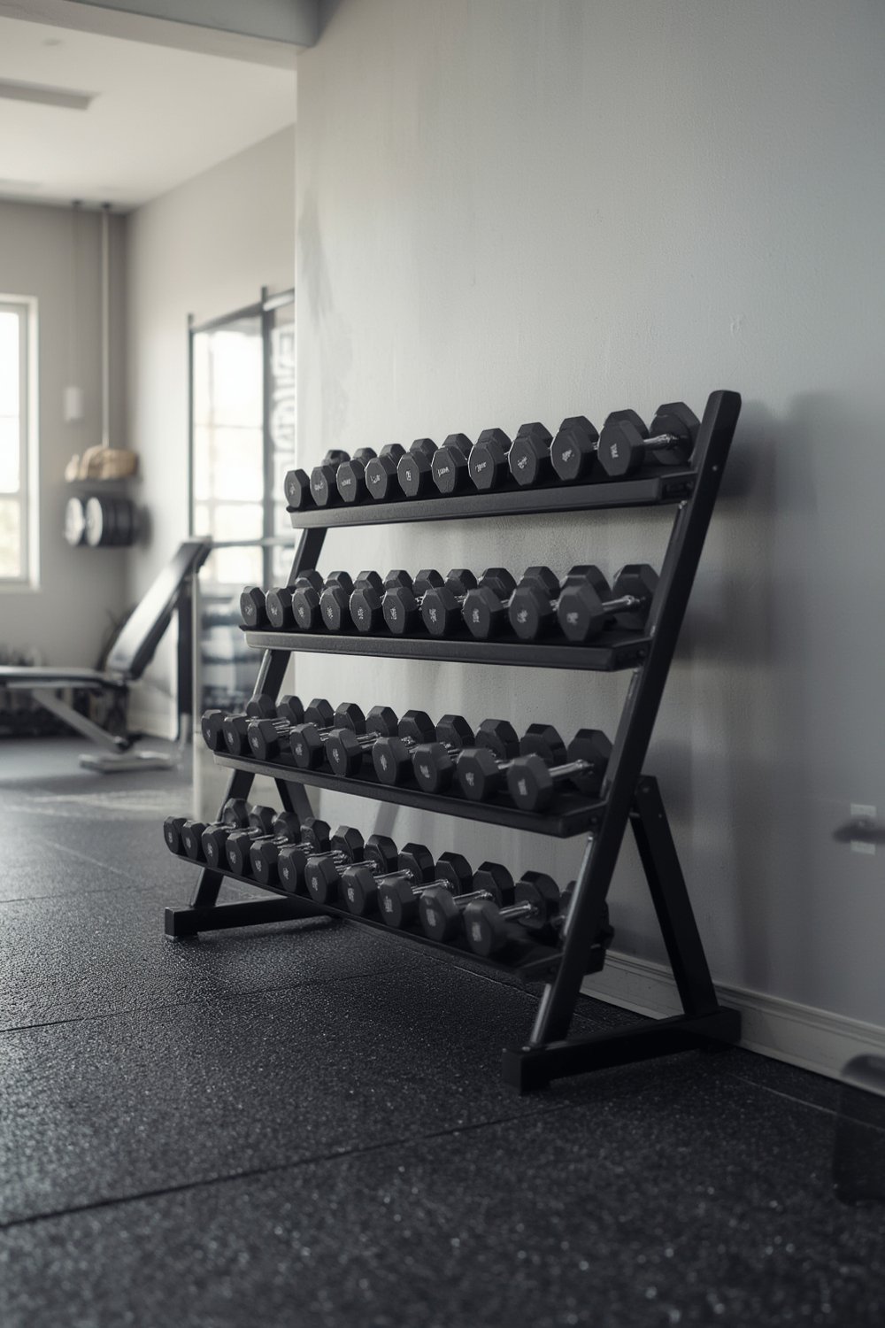 dumbbell rack product view