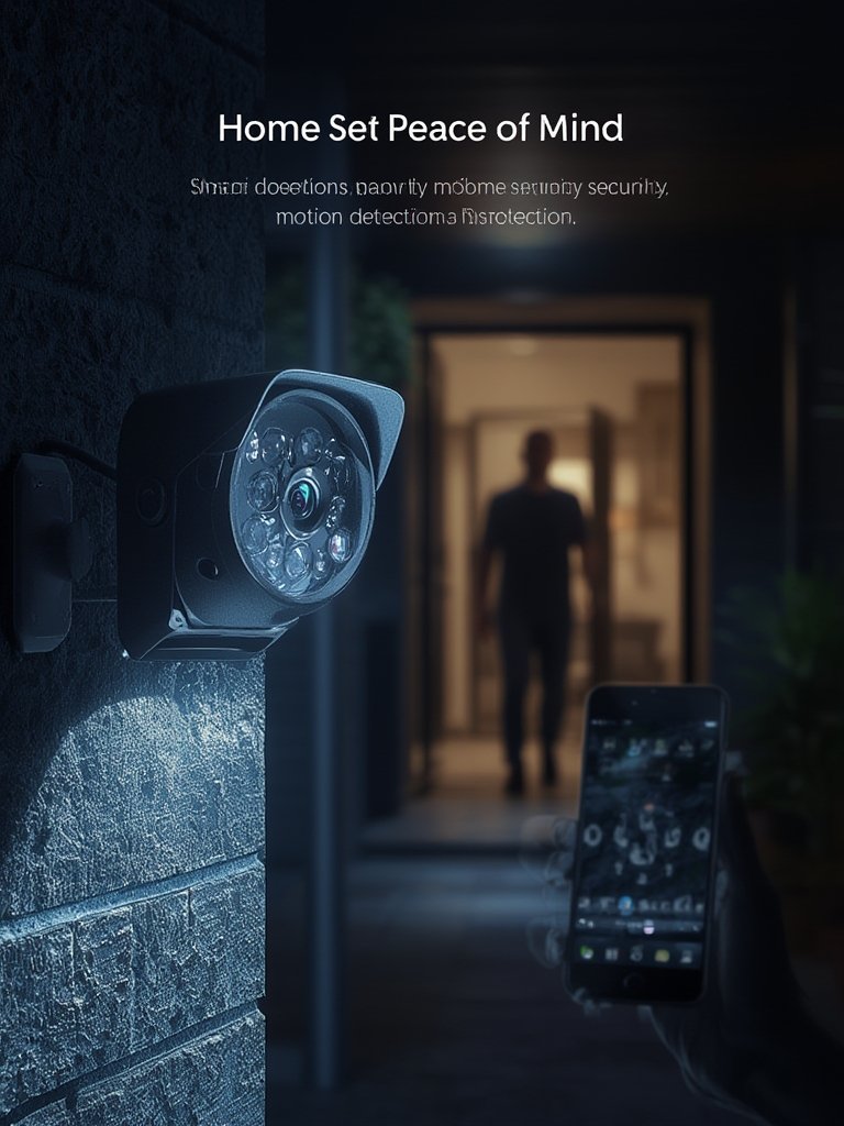 floodlight camera in action