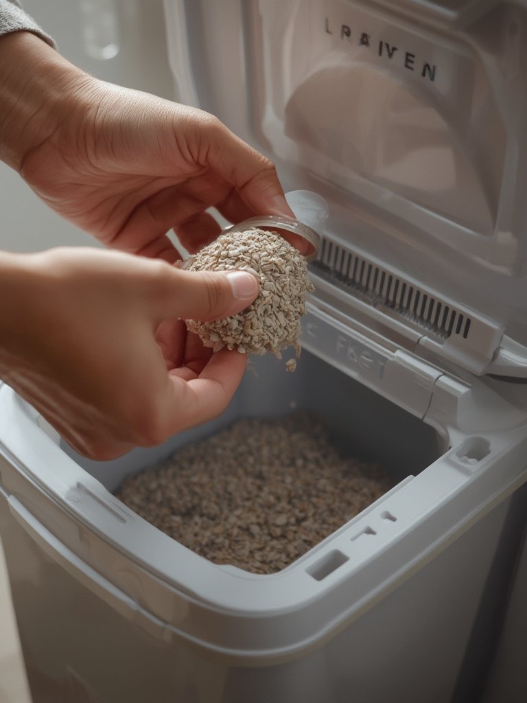 Cat litter disposal system odor control - Illustration 2