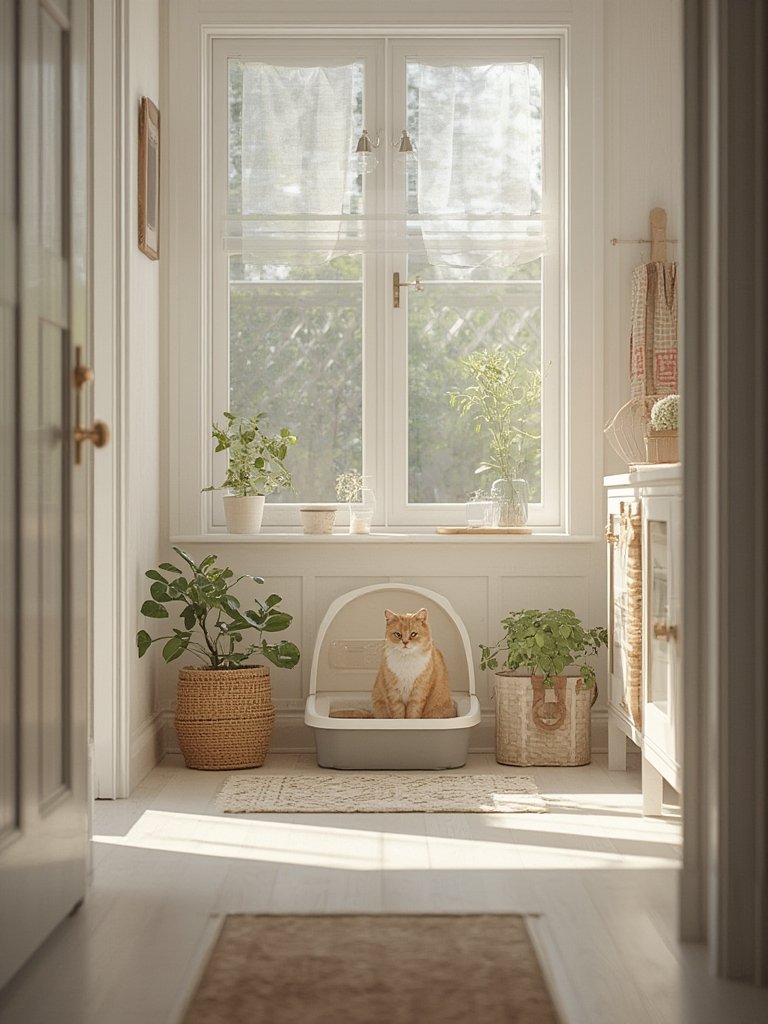 Cat litter disposal system odor control