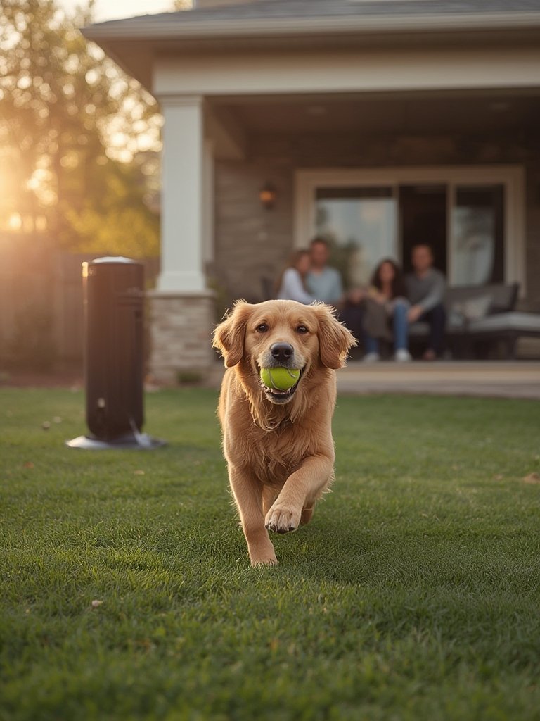 Dog automatic ball launcher