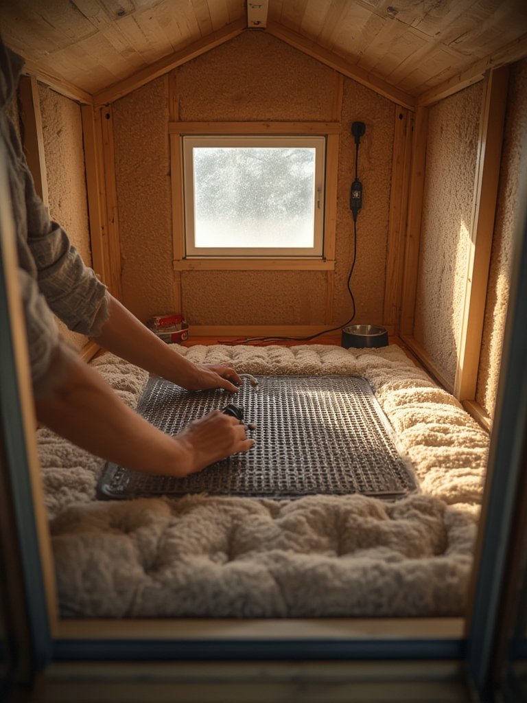 Heated outdoor pet house - Illustration 2