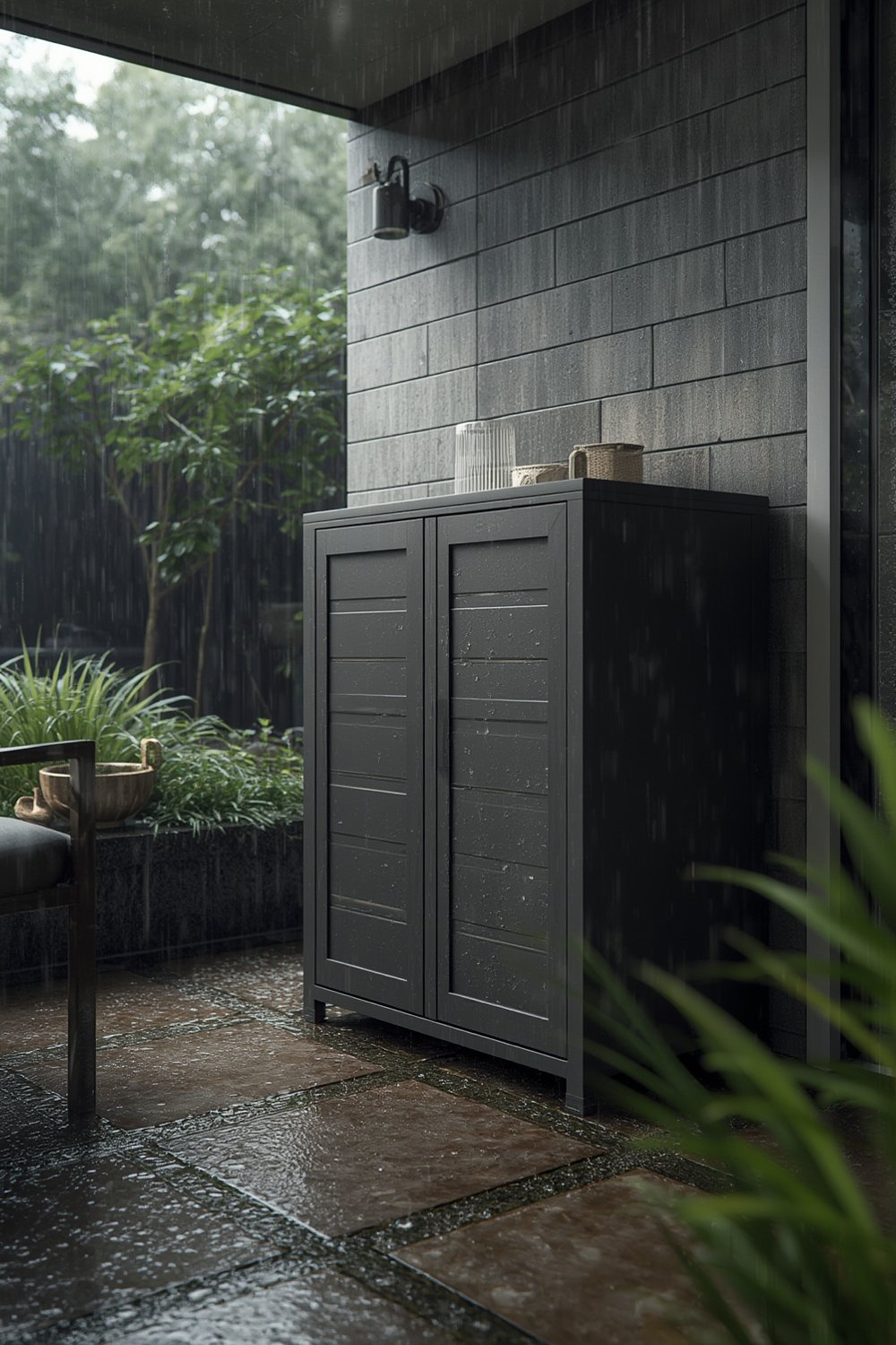 Outdoor storage cabinet waterproof - Illustration 1
