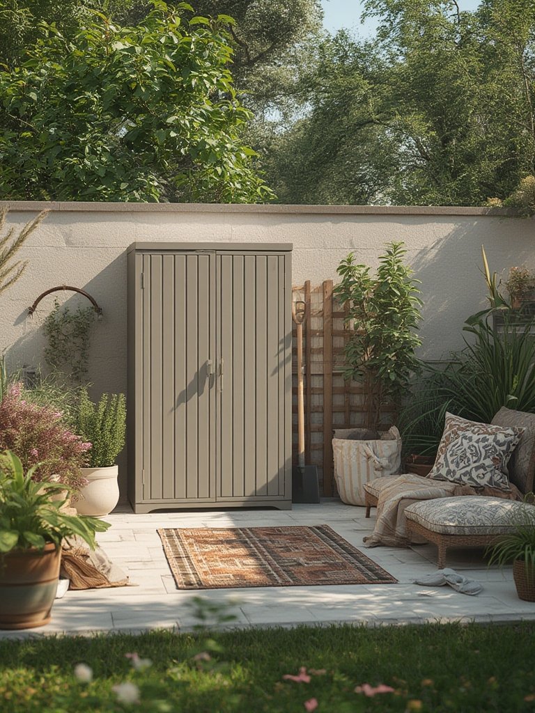 Outdoor storage cabinet waterproof