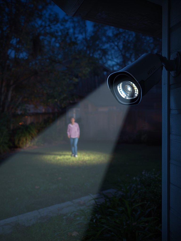 spotlight camera in action