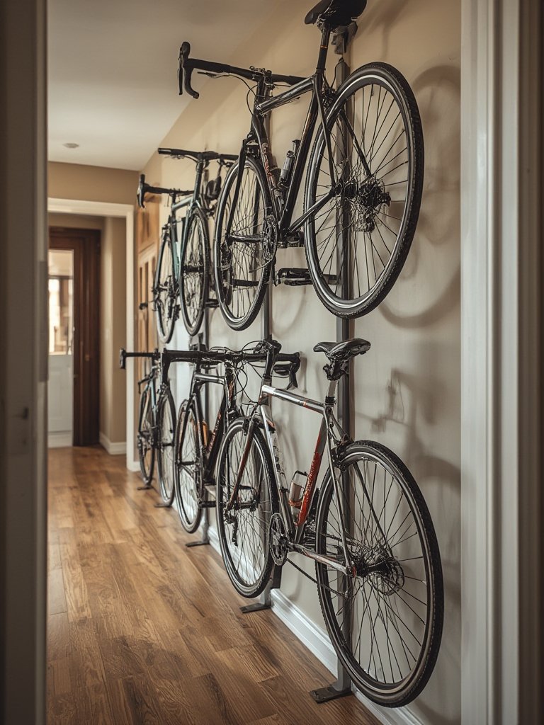 bike hanger in action