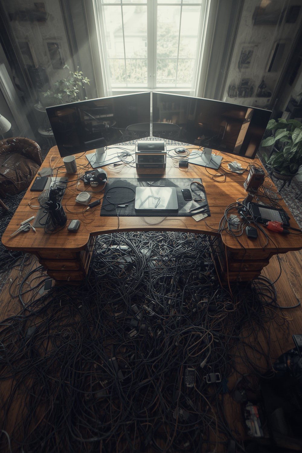 cable management kit home office - Illustration 1