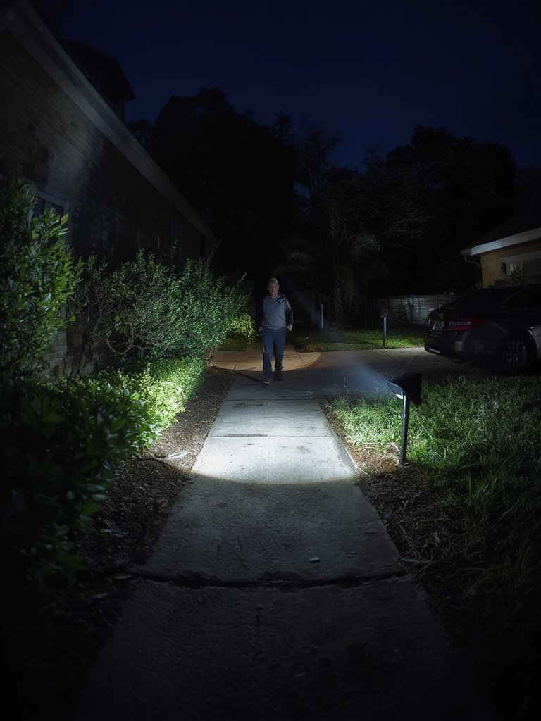 security camera in action