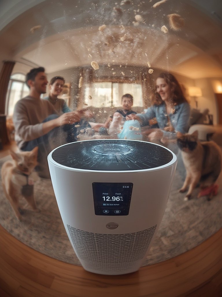 HEPA Purifier in action