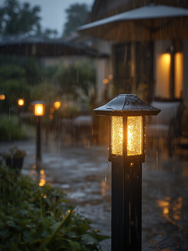 solar post in action