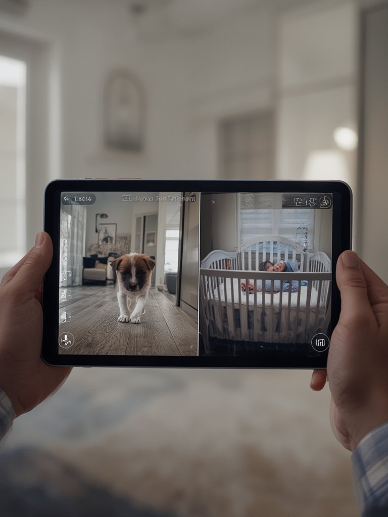 indoor camera in action