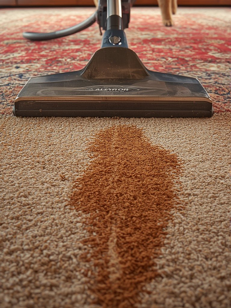 carpet cleaner in action