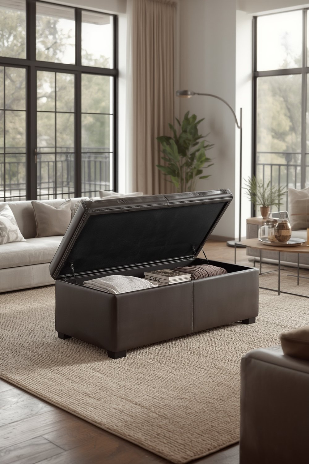 storage ottoman product view
