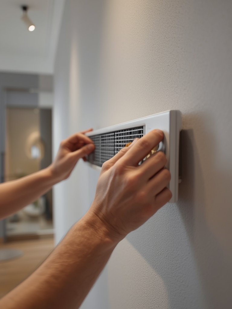 Electric wall panel heater slim - Illustration 2