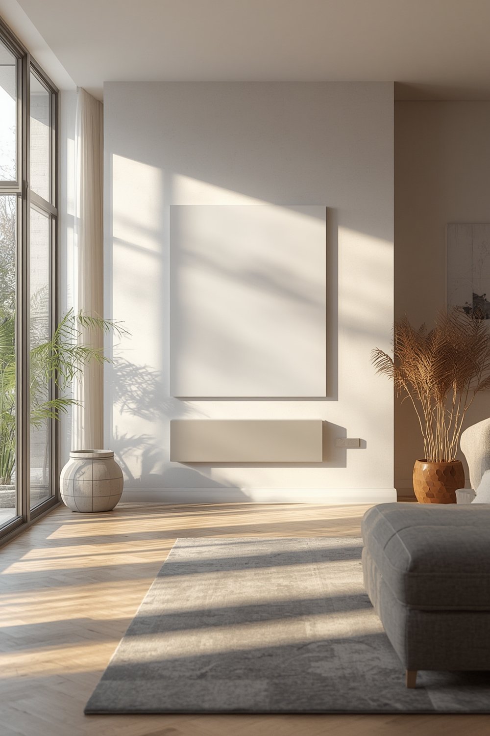 Electric wall panel heater slim - Illustration 1