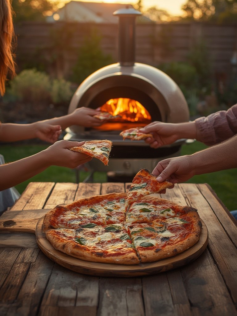 Outdoor pizza oven wood fired portable - Illustration 3