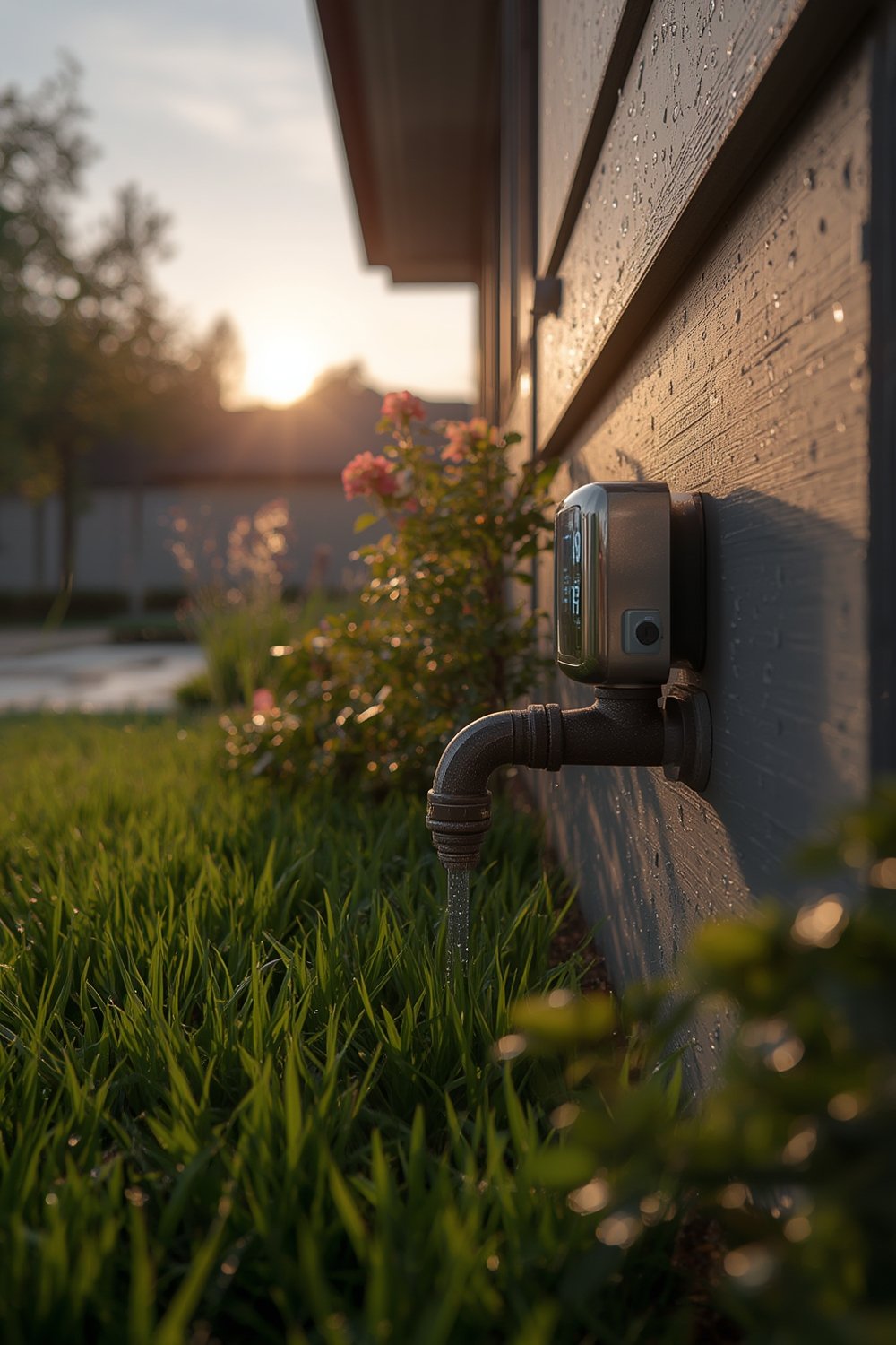 Smart irrigation timer hose faucet - Illustration 1