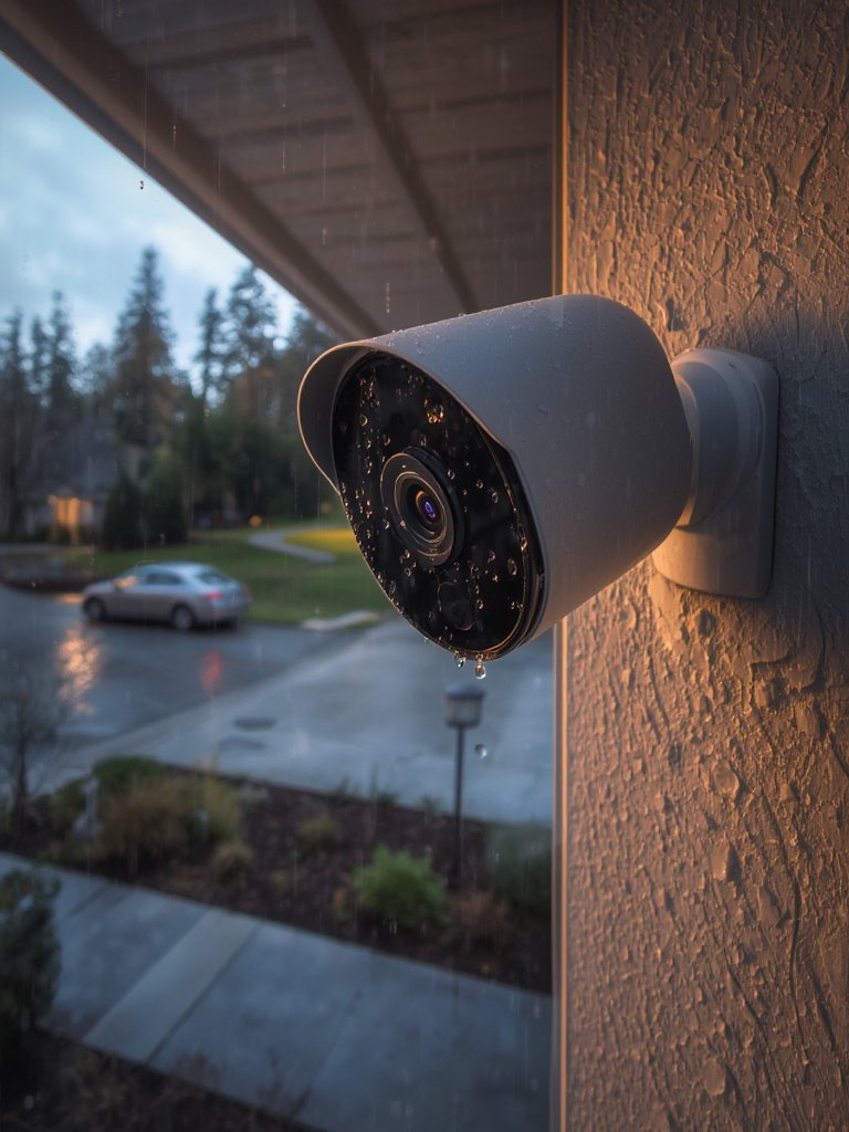 outdoor camera in action