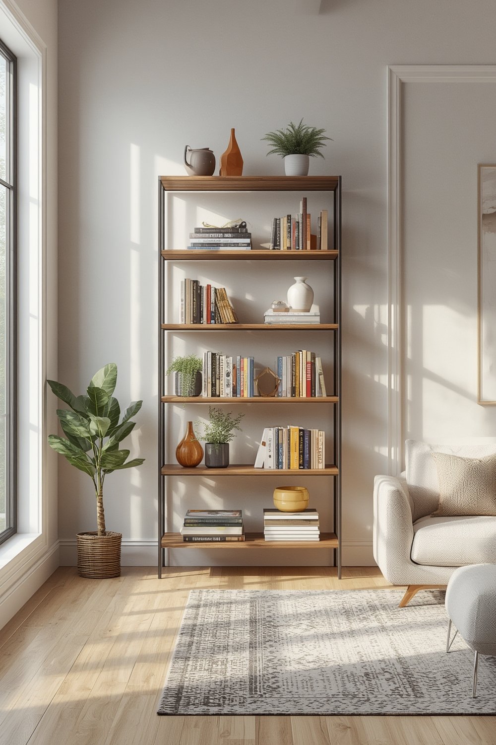 tall bookshelf product view