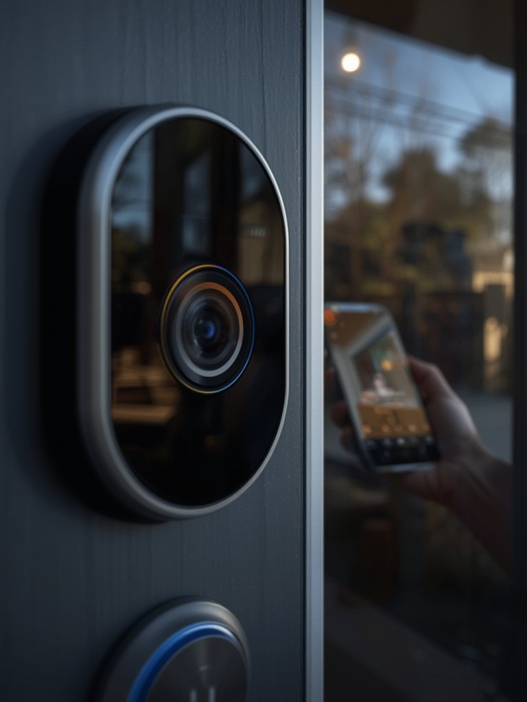 video doorbell in action
