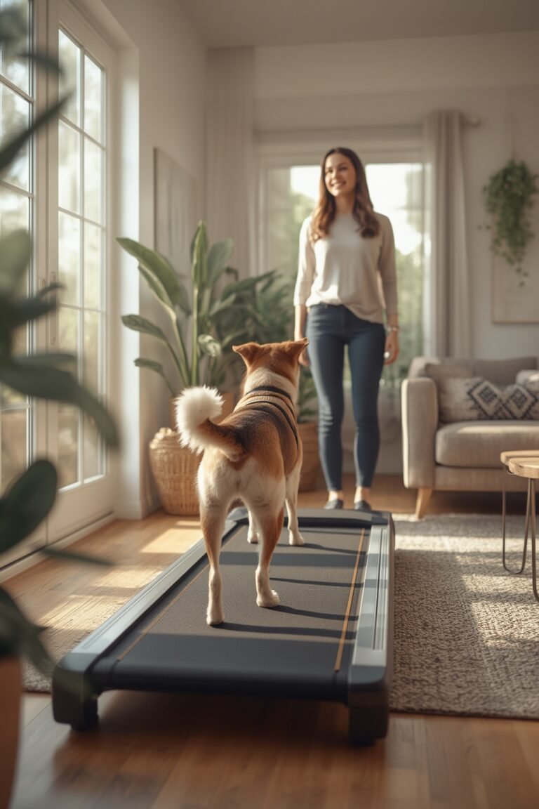 dog walking treadmill indoor
