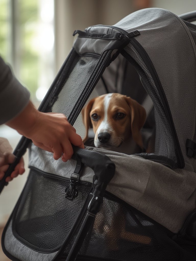 Pet Stroller For Dogs: 7 Amazing Ways To Improve Comfort (Proven Guide) 3 pet stroller for dogs - Illustration 2